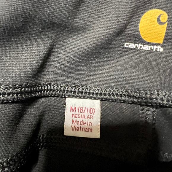 Carhartt Pants Womens Medium Force Fitted Utility Leggings Black 103609 - Picture 6 of 12